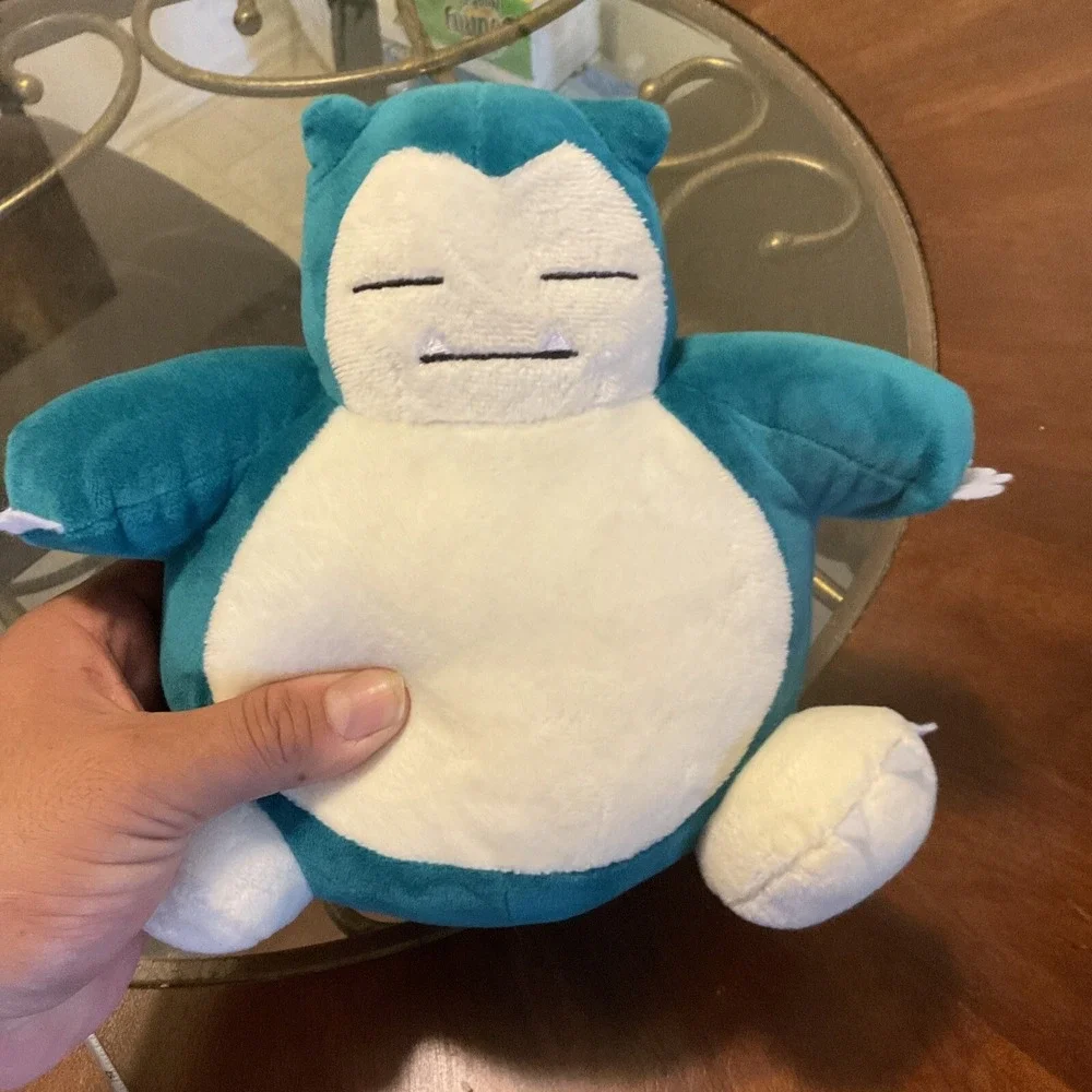 POKEMON PLUSH TOY  SNORLAX  FLUFFY DOLL OFFICIAL POKEMON MERCHANDISE CUTE DISPLA